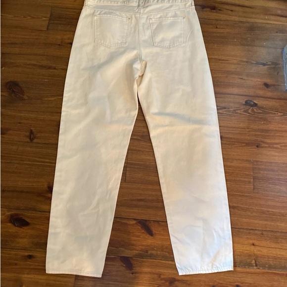 Express Ladies Cream Relaxed Tapered Mid Rise Size 16L New $88 - Picture 5 of 5